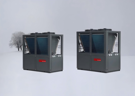 72 kW / 87 kW Fixed Speed & EVI Commercial Air to Water Heat Pump Heating / Cooling