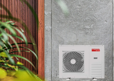 15-16 kW Monobloc DC Inverter & EVI Air to Water Heat Pump Heating / Cooling + Domestic Hot Water